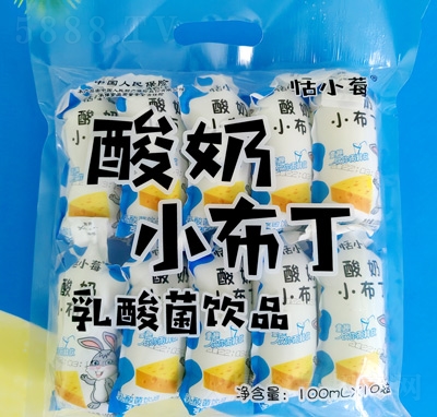 恬小莓酸奶小布丁芝士乳酸菌飲品100ml×10袋招商代理兒童奶