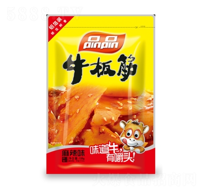 品品牛板筋108克休閑食品招商代理