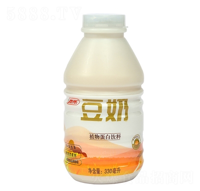 霞光原味豆奶植物蛋白飲料330毫升飲品招商代理