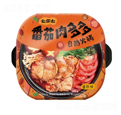 七樂(lè)七番茄肉多多自熱火鍋方便速食招商代理批發(fā)