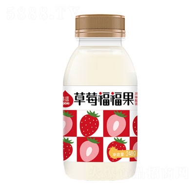 奶牛夢工場真源草莓福福果風味酸奶