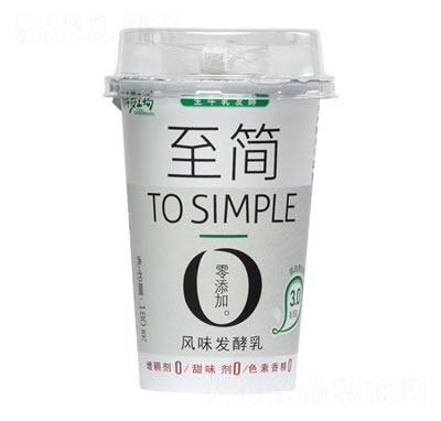 奶牛夢工場至簡零添加風味發(fā)酵乳酸奶