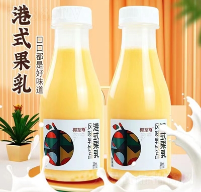 椰至尊港式果乳風味乳飲品芒果味330毫升招商代理