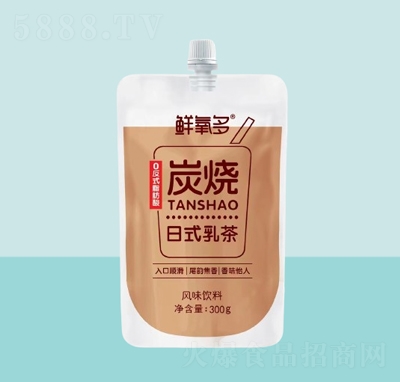 鮮氧多炭燒日式乳茶風(fēng)味飲料300g