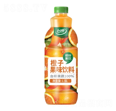 臺椰橙子果味飲料1.5L