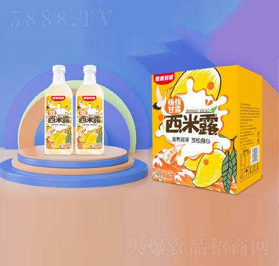 唯唯倍健楊枝甘露西米露風(fēng)味飲料1.25LX6瓶