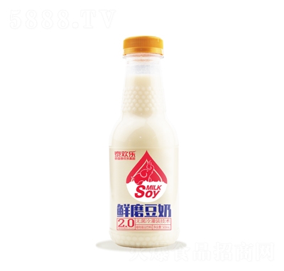 泰歡樂鮮磨豆奶植物蛋白飲料500ml