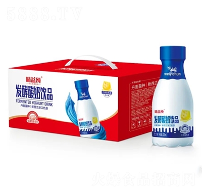 味益純發(fā)酵酸奶芝士味320MLX15瓶