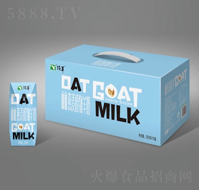 頂羊早餐燕麥植物羊奶復合蛋白飲料205gX10盒