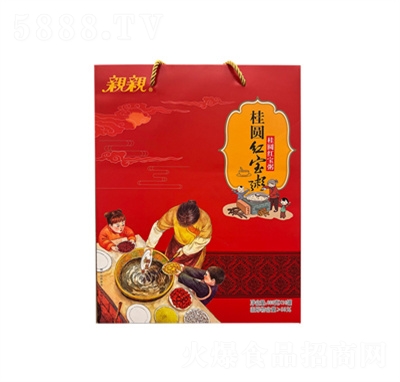 親親桂圓紅寶粥禮盒方便食品
