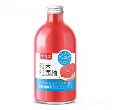 令德堂每天紅西柚復(fù)合乳酸菌果汁飲料300ml