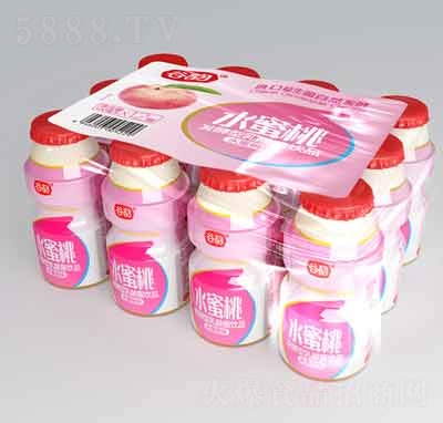 谷韻乳酸菌飲料水蜜桃味100ml×12瓶