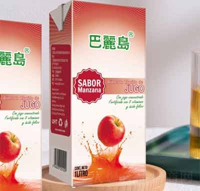 巴麗島果味飲料蘋(píng)果果汁飲料200ml
