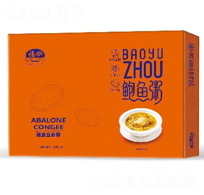 福咖營(yíng)養(yǎng)粥速食粥禮盒鮑魚粥食品