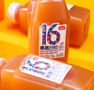 倍養(yǎng)樂番茄山楂復(fù)合果蔬汁飲料445ml代理