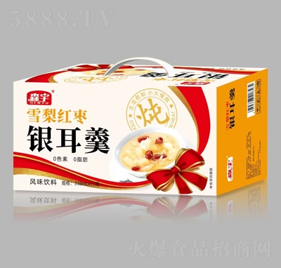 森宇雪梨紅棗銀耳羹風(fēng)味飲料338mlX15瓶