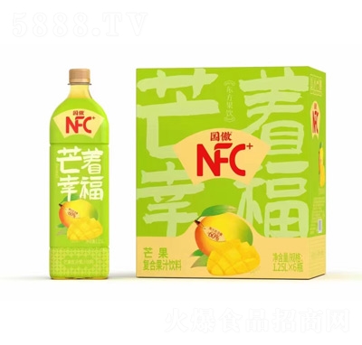 國傲復(fù)合果汁芒果汁1.25L×6