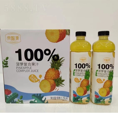 京智源復合果汁飲料菠蘿汁1.25L×6