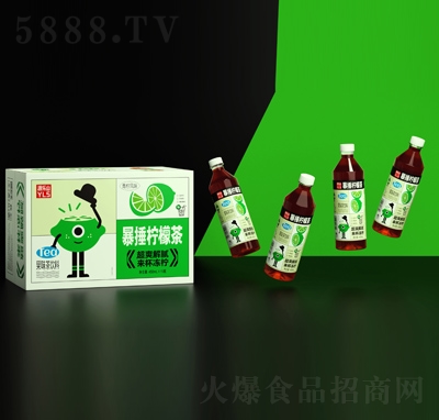 源樂山暴捶檸檬茶450ml×15青檸風味