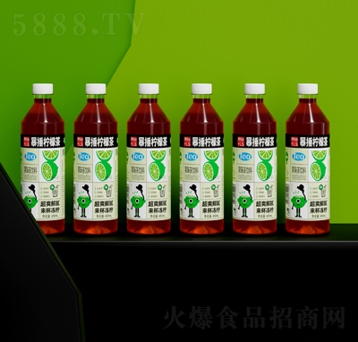 源樂山暴捶檸檬茶450ml青檸風味