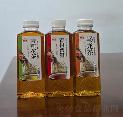 維他星茉莉花茶+青柑普洱+烏龍茶飲料420ml