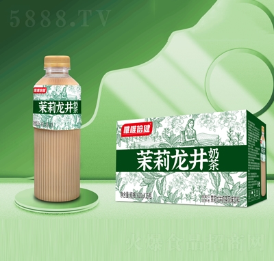 唯唯倍健茉莉龍井奶茶620g×15