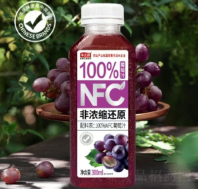豐之源NFC葡萄汁果汁飲料300毫升