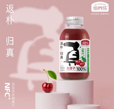 倍養(yǎng)樂車厘子復(fù)合果汁飲料318ml