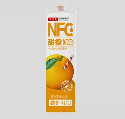 令德堂NFC甜橙味復(fù)合果汁飲料1.5L