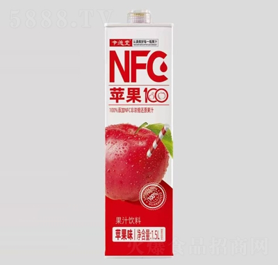令德堂NFC蘋果味果汁飲料1.5L