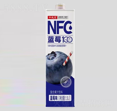 令德堂NFC藍(lán)莓味復(fù)合果汁飲料1.5L
