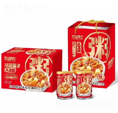 北大荒地益良田桂圓蓮子八寶粥320克×12罐